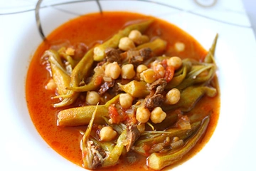 Nohutlu Bamya Tarifi ve Malzemeleri